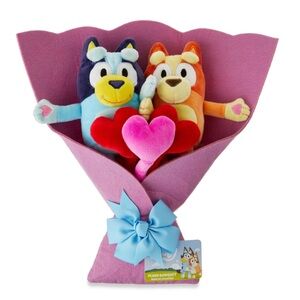 🩷BLUEY Ruz Plush Toy Bouquet - Pink and Blue